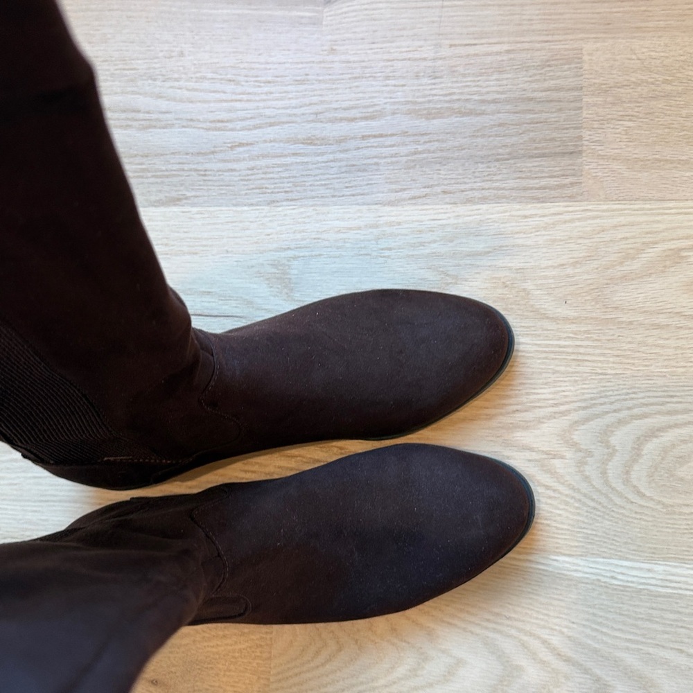 Anne Klein Brown Knee-High Boots - Picture 7 of 10